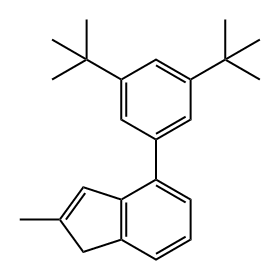 1H-Indene, 4-[3,5-bis(1,1-dimethylethyl)phenyl]-2-methyl- Struktur