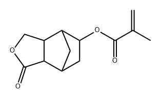 2-Propenoic acid, 2-methyl-, octahydro-1-oxo-4,7-methanoisobenzofuran-5-yl ester Struktur