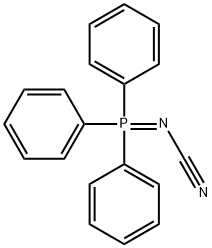 Cyanamide, N-(triphenylphosphoranylidene)- Struktur