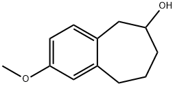 5H-Benzocyclohepten-6-ol, 6,7,8,9-tetrahydro-2-methoxy- Struktur
