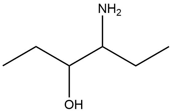 4-aminohexan-3-ol Struktur