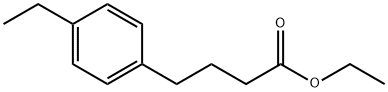 Benzenebutanoic acid, 4-ethyl-, ethyl ester Structure