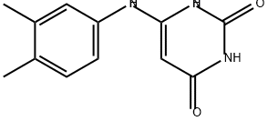 2,4(1H,3H)-Pyrimidinedione, 6-[(3,4-dimethylphenyl)amino]- Struktur