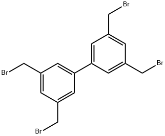 1,1'-Biphenyl, 3,3',5,5'-tetrakis(bromomethyl)- Struktur