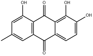 9,10-Anthracenedione, 1,2,8-trihydroxy-6-methyl- Struktur