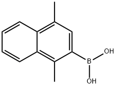Boronic acid, (1,4-dimethyl-2-naphthalenyl)- (9CI) Struktur