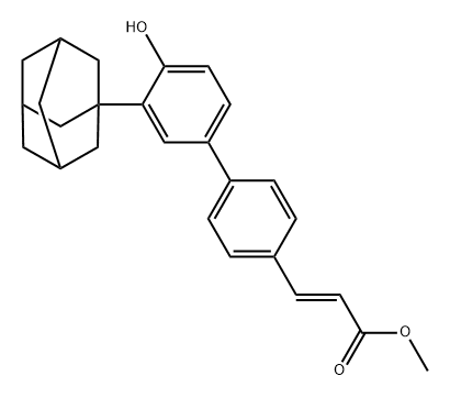 2-Propenoic acid, 3-(4'-hydroxy-3'-tricyclo[3.3.1.13,7]dec-1-yl[1,1'-biphenyl]-4-yl)-, methyl ester, (2E)-