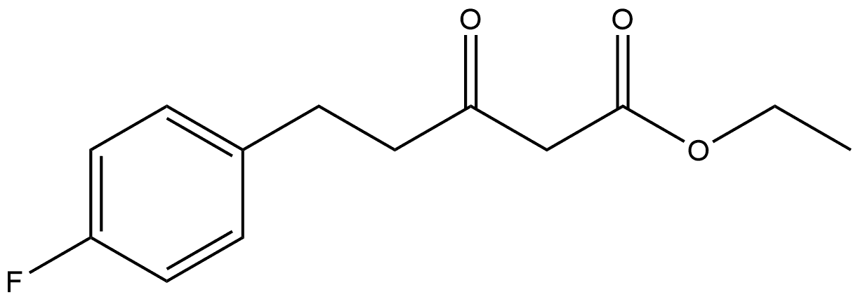 Benzenepentanoic acid, 4-fluoro-β-oxo-, ethyl ester Struktur