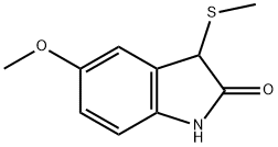 5-methoxy-3-(methylthio)indolin-2-one Struktur