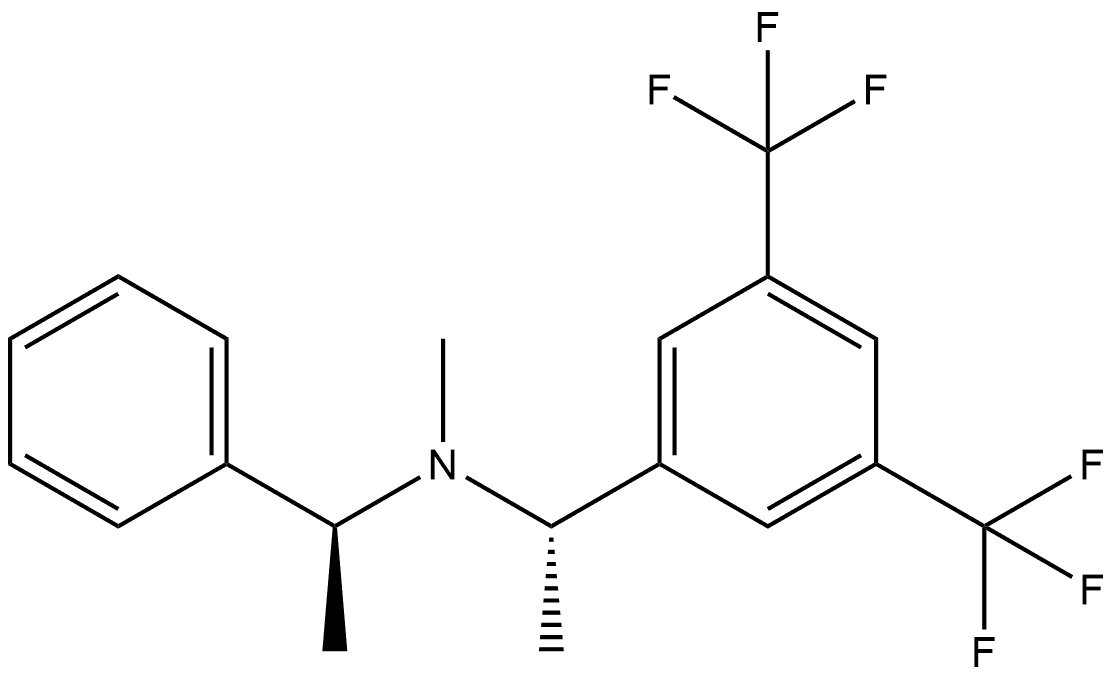 Benzenemethanamine, N,α-dimethyl-N-[(1S)-1-phenylethyl]-3,5-bis(trifluoromethyl)-, (αS)-