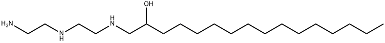 2-Hexadecanol, 1-[[2-[(2-aminoethyl)amino]ethyl]amino]- Struktur