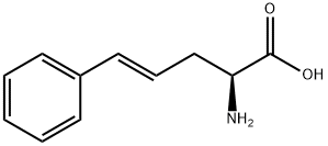 4-Pentenoic acid, 2-amino-5-phenyl-, (2S,4E)- Struktur