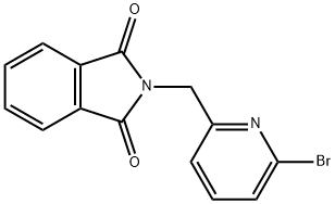 1H-Isoindole-1,3(2H)-dione, 2-[(6-bromo-2-pyridinyl)methyl]- Struktur