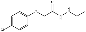 Acetic acid, 2-(4-chlorophenoxy)-, 2-ethylhydrazide Struktur