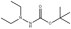 tert-butyl 2,2-diethylhydrazinecarboxylate Struktur