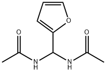 Acetamide, N,N'-(2-furanylmethylene)bis- Struktur