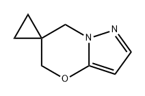Spiro[cyclopropane-1,6'(7'H)-[5H]pyrazolo[5,1-b][1,3]oxazine] Struktur