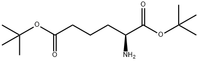 Hexanedioic acid, 2-amino-, 1,6-bis(1,1-dimethylethyl) ester, (2S)- Struktur