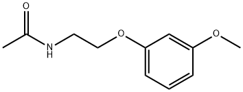 Acetamide, N-[2-(3-methoxyphenoxy)ethyl]- Struktur