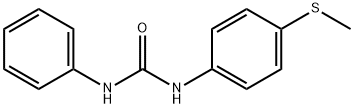 N-[4-(Methylsulfanyl)phenyl]-N'-phenylurea Struktur