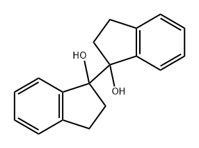 [1,1'-Bi-1H-indene]-1,1'-diol, 2,2',3,3'-tetrahydro- Structure