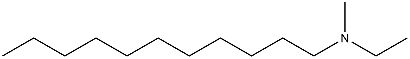 1-Undecanamine, N-ethyl-N-methyl- Struktur