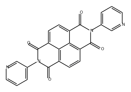 Benzo[lmn][3,8]phenanthroline-1,3,6,8(2H,7H)-tetrone, 2,7-di-3-pyridinyl- Struktur