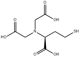 L-Homocysteine, N,N-bis(carboxymethyl)- Struktur