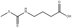 Methyl 3-carboxypropyldithiocarbamate Struktur