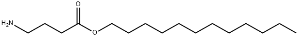 Butanoic acid, 4-amino-, dodecyl ester Struktur