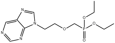 Phosphonic acid, [[2-(9H-purin-9-yl)ethoxy]methyl]-, diethyl ester (9CI) Struktur