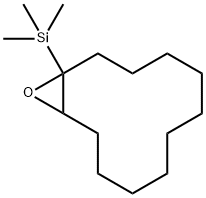 13-Oxabicyclo[10.1.0]tridecane, 1-(trimethylsilyl)- Struktur