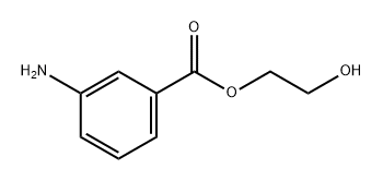 2-hydroxyethyl 3-aminobenzoate Struktur