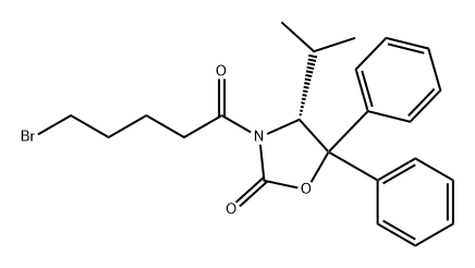 2-Oxazolidinone, 3-(5-bromo-1-oxopentyl)-4-(1-methylethyl)-5,5-diphenyl-, (4R)-