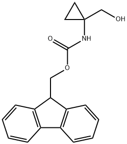 Carbamic acid, N-[1-(hydroxymethyl)cyclopropyl]-, 9H-fluoren-9-ylmethyl ester Struktur
