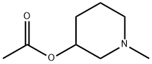 3-Piperidinol, 1-methyl-, 3-acetate Struktur