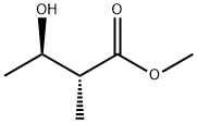 Butanoic acid, 3-hydroxy-2-methyl-, methyl ester, (2R,3R)- Struktur