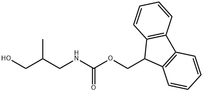 Carbamic acid, (3-hydroxy-2-methylpropyl)-, 9H-fluoren-9-ylmethyl ester (9CI) Struktur