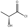 Propanoyl chloride, 2-hydroxy-, (2R)- Struktur