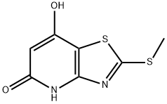 Thiazolo[4,5-b]pyridin-5(4H)-one, 7-hydroxy-2-(methylthio)- Struktur