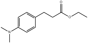 Benzenepropanoic acid, 4-(dimethylamino)-, ethyl ester Struktur