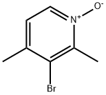 Pyridine, 3-bromo-2,4-dimethyl-, 1-oxide Struktur