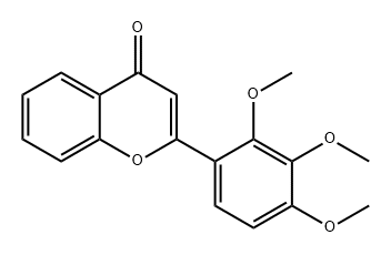 4H-1-Benzopyran-4-one, 2-(2,3,4-trimethoxyphenyl)-