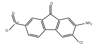 9H-Fluoren-9-one, 2-amino-3-chloro-7-nitro- Struktur