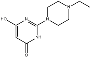 4(3H)?-?Pyrimidinone, 2-?(4-?ethyl-?1-?piperazinyl)?-?6-?hydroxy- Struktur