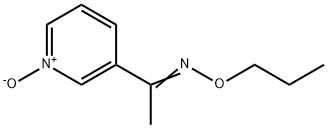 Ethanone, 1-(1-oxido-3-pyridinyl)-, O-propyloxime Struktur
