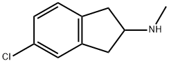 1H-Inden-2-amine, 5-chloro-2,3-dihydro-N-methyl- Structure
