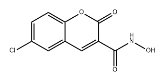 2H-1-Benzopyran-3-carboxamide, 6-chloro-N-hydroxy-2-oxo-
