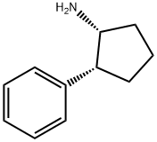 rac-(1R,2R)-2-phenylcyclopentan-1-amine Struktur