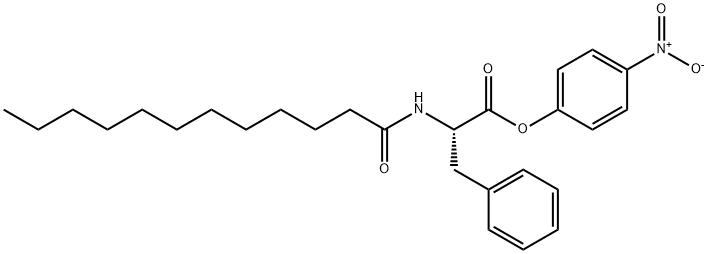 L-Phenylalanine, N-(1-oxododecyl)-, 4-nitrophenyl ester